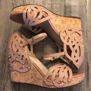 Adrienne Vittadini Platform Wedge Sandals